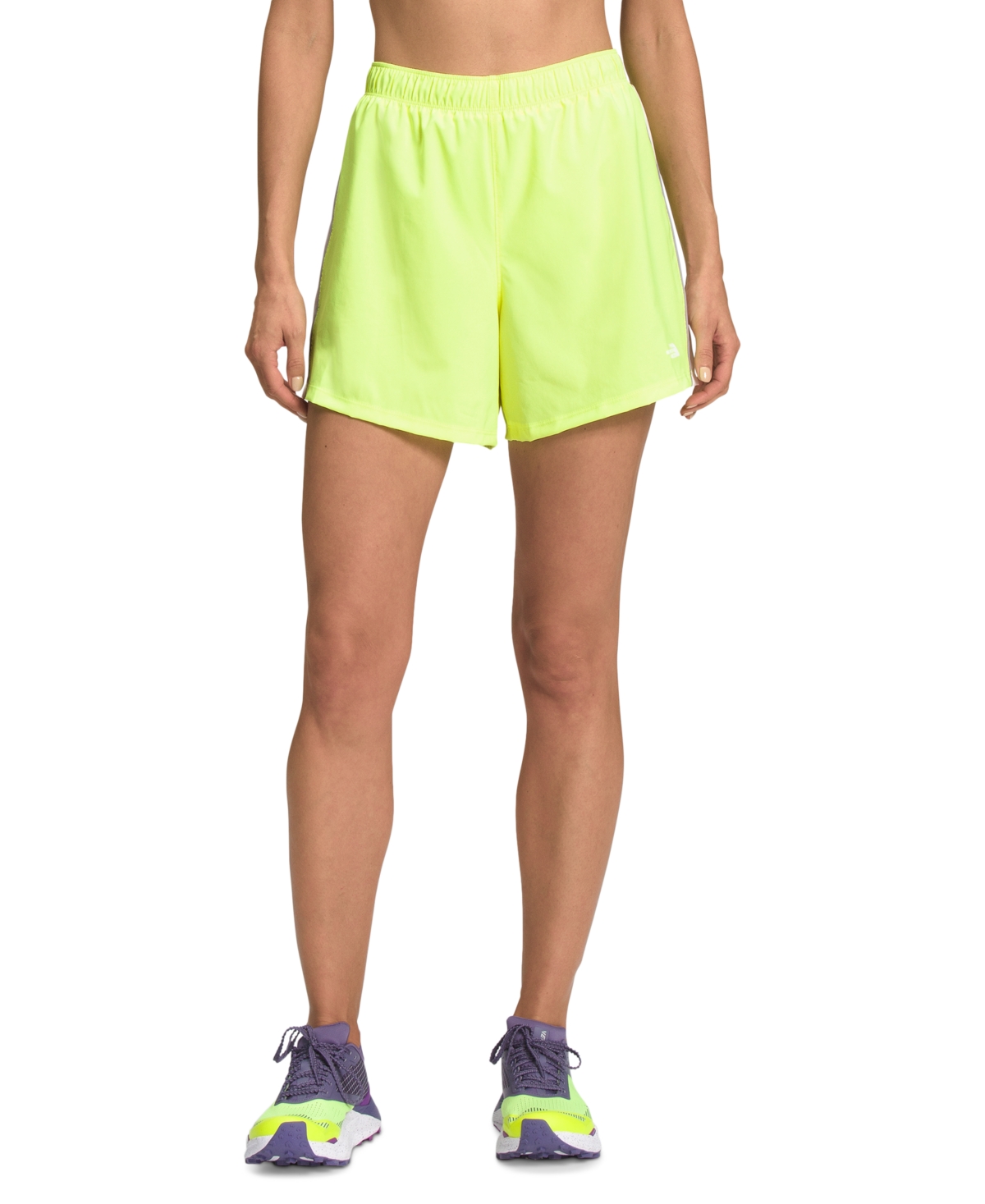 The North Face Women's Elevation Shorts In Led Yellow