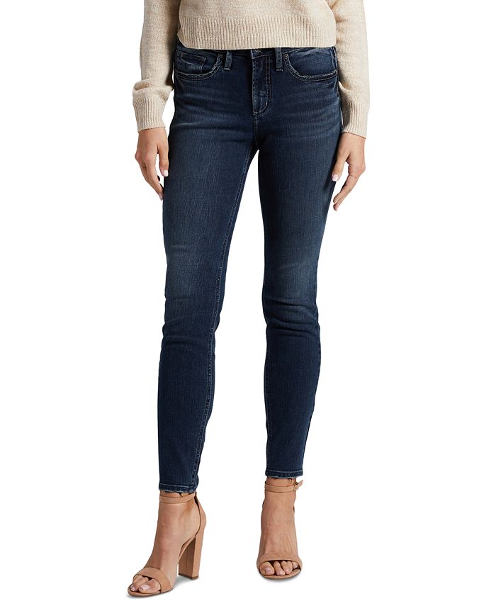 Silver Jeans Co. Women's Suki Mid-Rise Skinny Jeans - Macy's