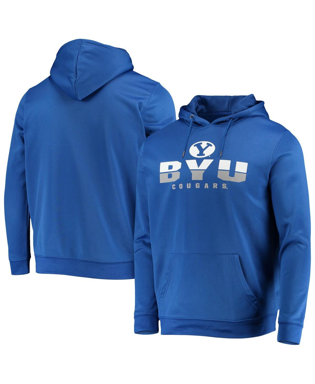 Colosseum Men's  Royal Byu Cougars Lantern Pullover Hoodie In Royal