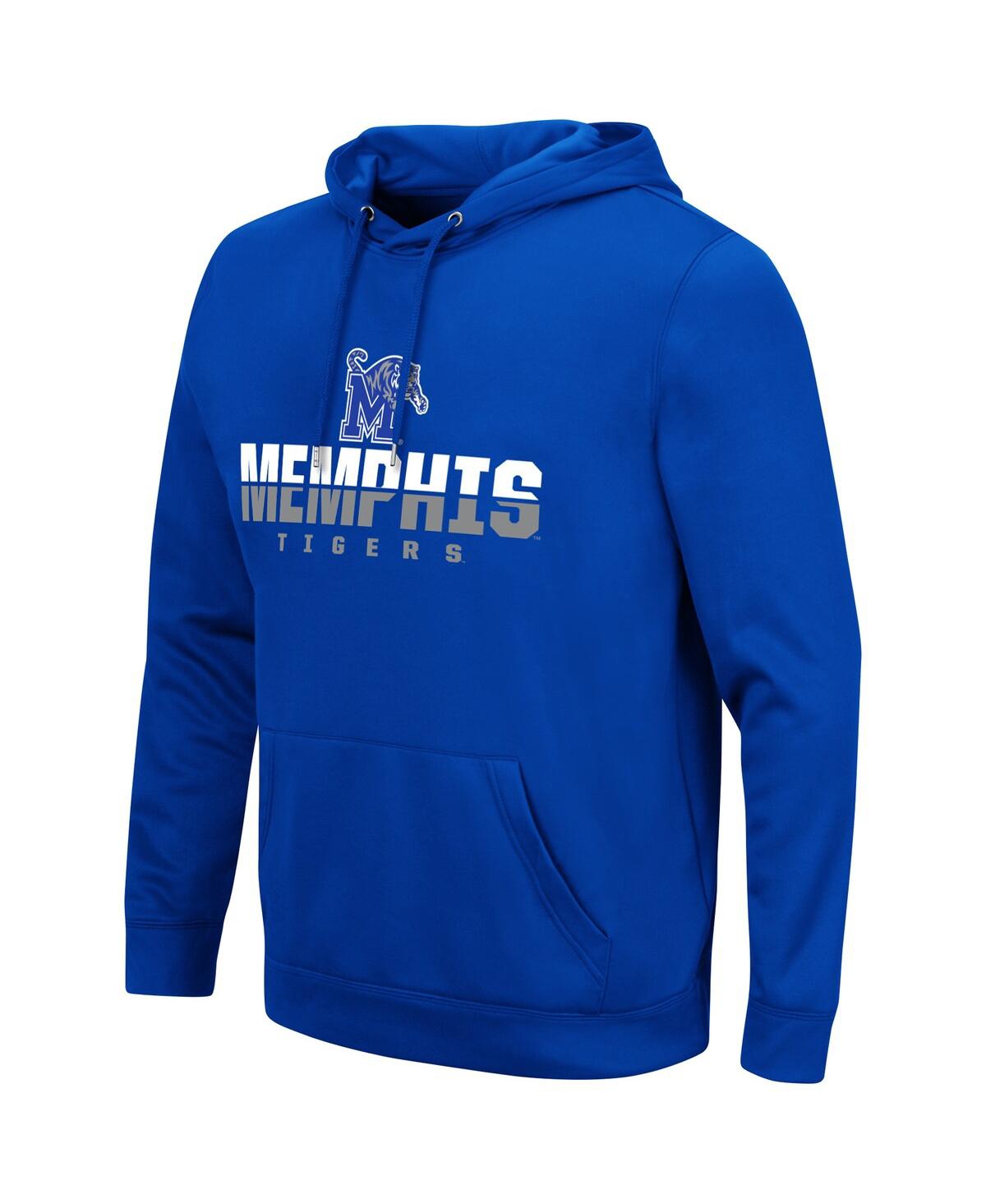 Colosseum Royal Memphis Tigers Lantern Pullover Hoodie In Royal