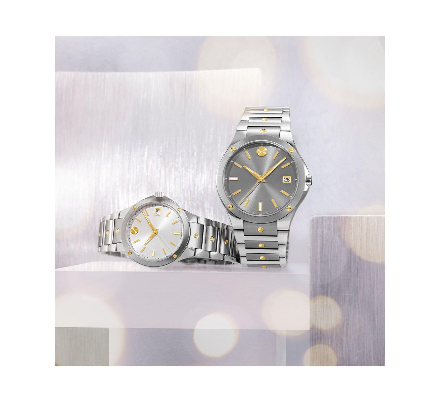 Женские часы Movado Swiss SE Gold PVD & Stainless Steel Bracelet Watch 32mm — фото 4
