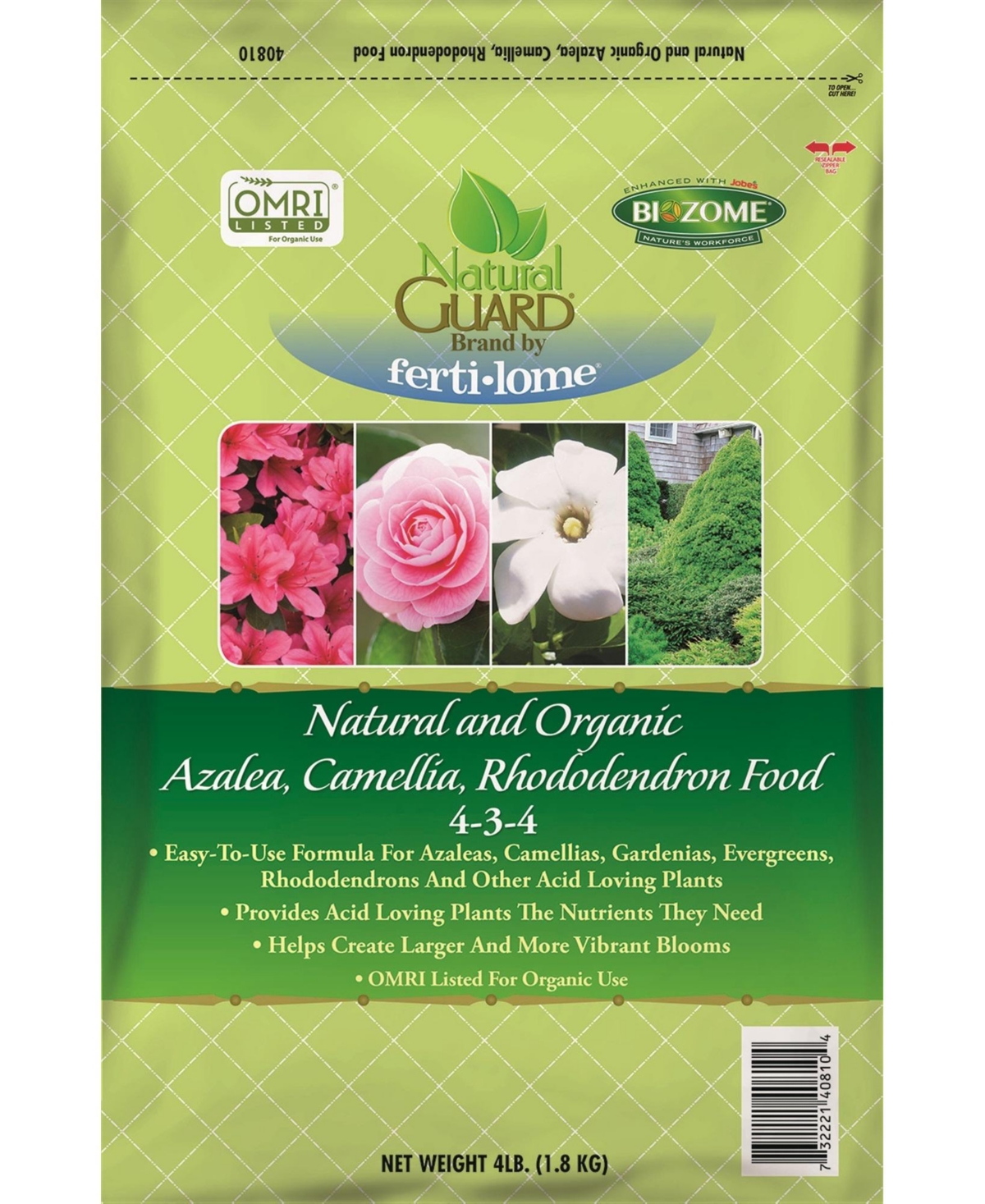 Ng Natural Azalea Camellia Rhododendron Food 4-3-4, 4lbs - Open Misce