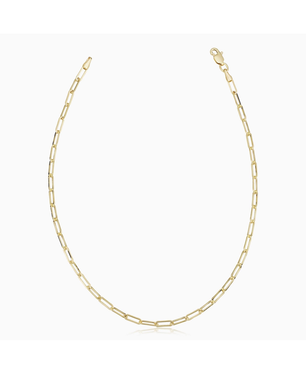 ORADINA VENICE LINK PETITE ANKLET IN 14K YELLOW GOLD