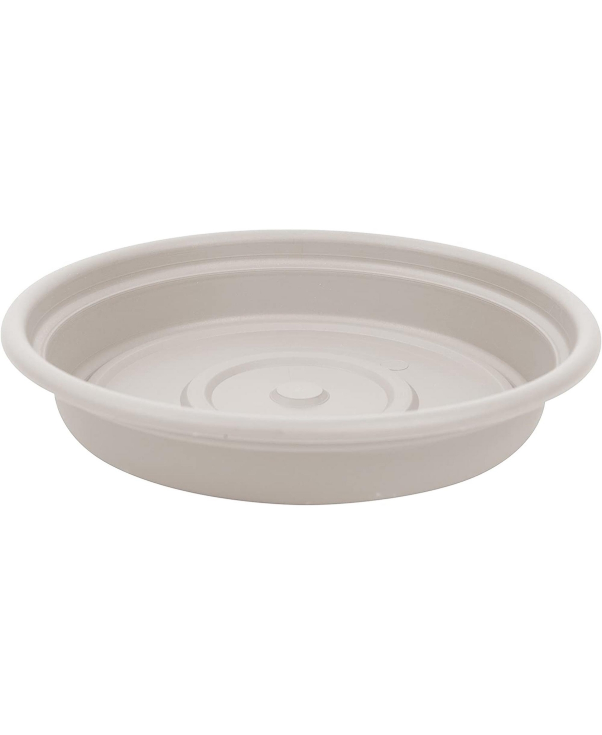 Dura Cotta Plant Saucer Tray, 6in Taupe - Open White