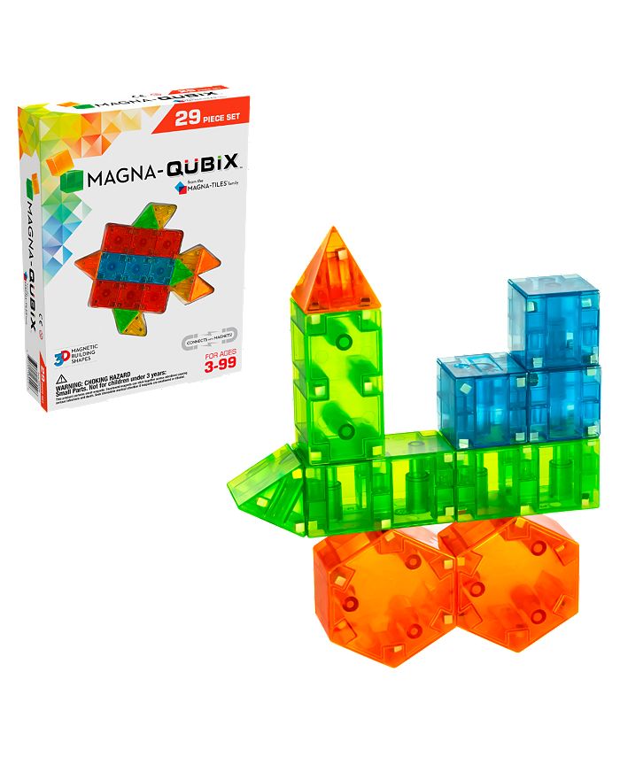MagnaTiles® MAGNATILESA MAGNAQUBIX 29Piece Construction Set, From MAGNATILES Macy