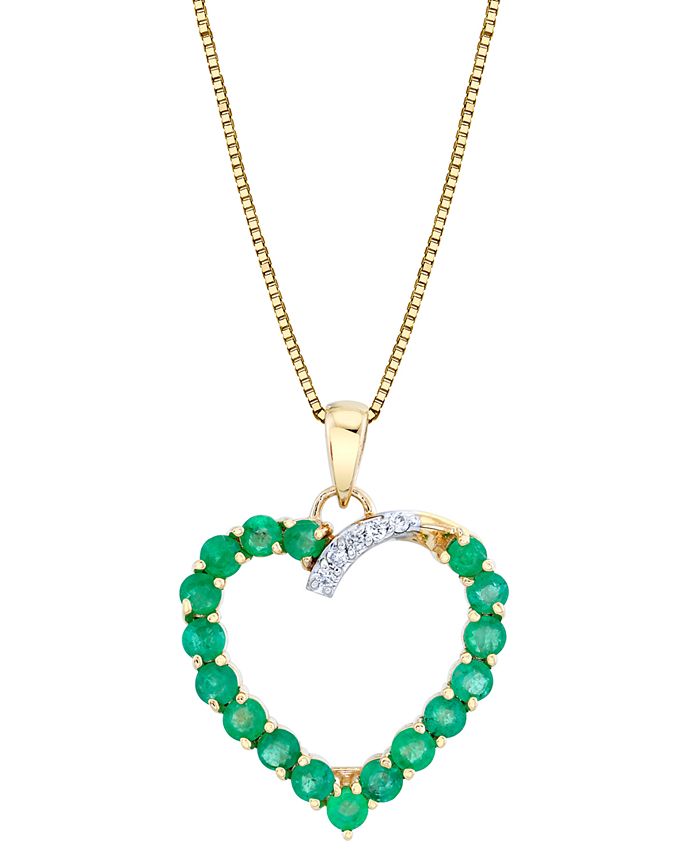 Macys sales emerald necklace