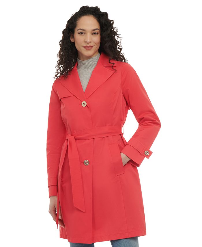 Michael Kors Women's Single-Breasted Trench Coat & Reviews - Coats & Jackets  - Women - Macy's