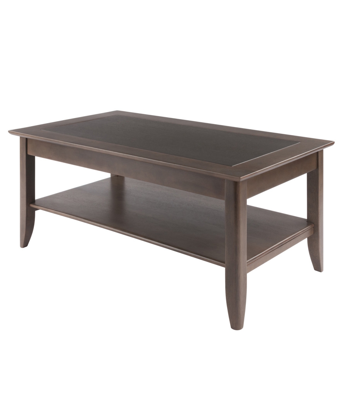 Winsome Santino 18.03" Wood Coffee Table In Oyster Gray