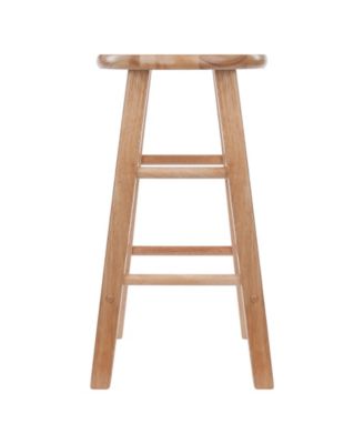 Element 2-Piece Wood Counter Stool Set