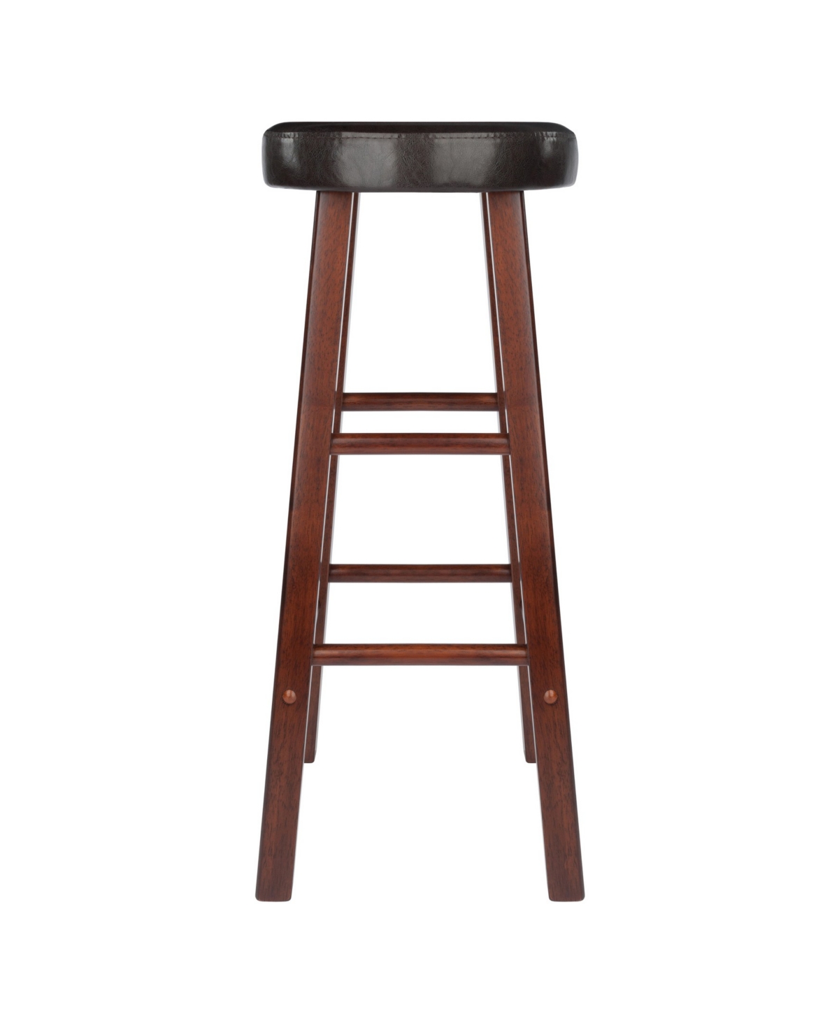Winsome Maria 2-piece Wood Cushion Seat Bar Stool Set