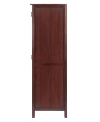 Brooke Jelly 47.44" Wood 3-Section Cupboard