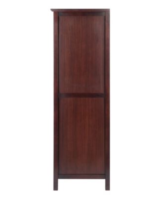 Brooke Jelly 47.44" Wood 4-Section Wine Storage Cupboard