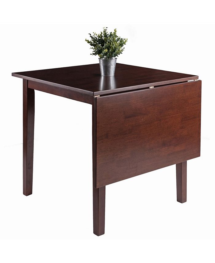 Winsome Perrone 29.13" Wood Drop Leaf Dining Table - Macy's