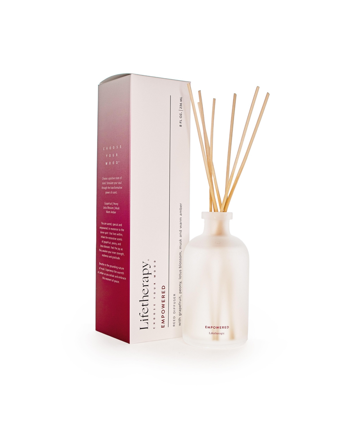 Lifetherapy Empowered Reed Diffuser, 8 oz.