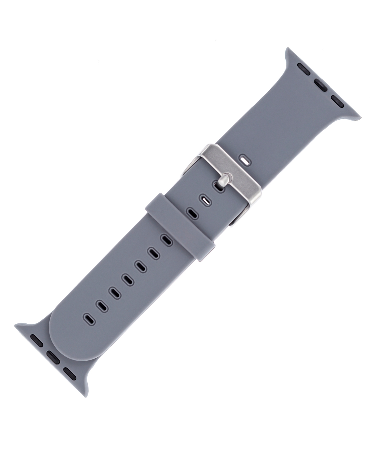 Shop Withit Gray Smooth Silicone Band Compatible With 38/40/41mm Apple Watch