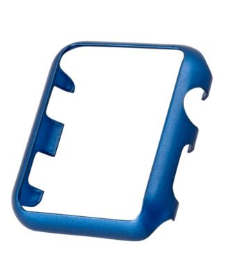 Blue Stainless Steel Mesh Band and Protective Cover Set designed for Apple Watch&reg; 42mm (Series 1-3 only) & 44/45/46/49mm (Ultra & Ultra 2)