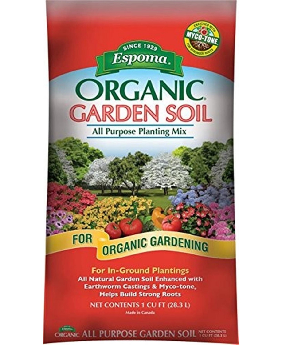 APGS1 Organic Garden Soil All Purpose Planting Mix, 1 Cf - Open Miscellaneous