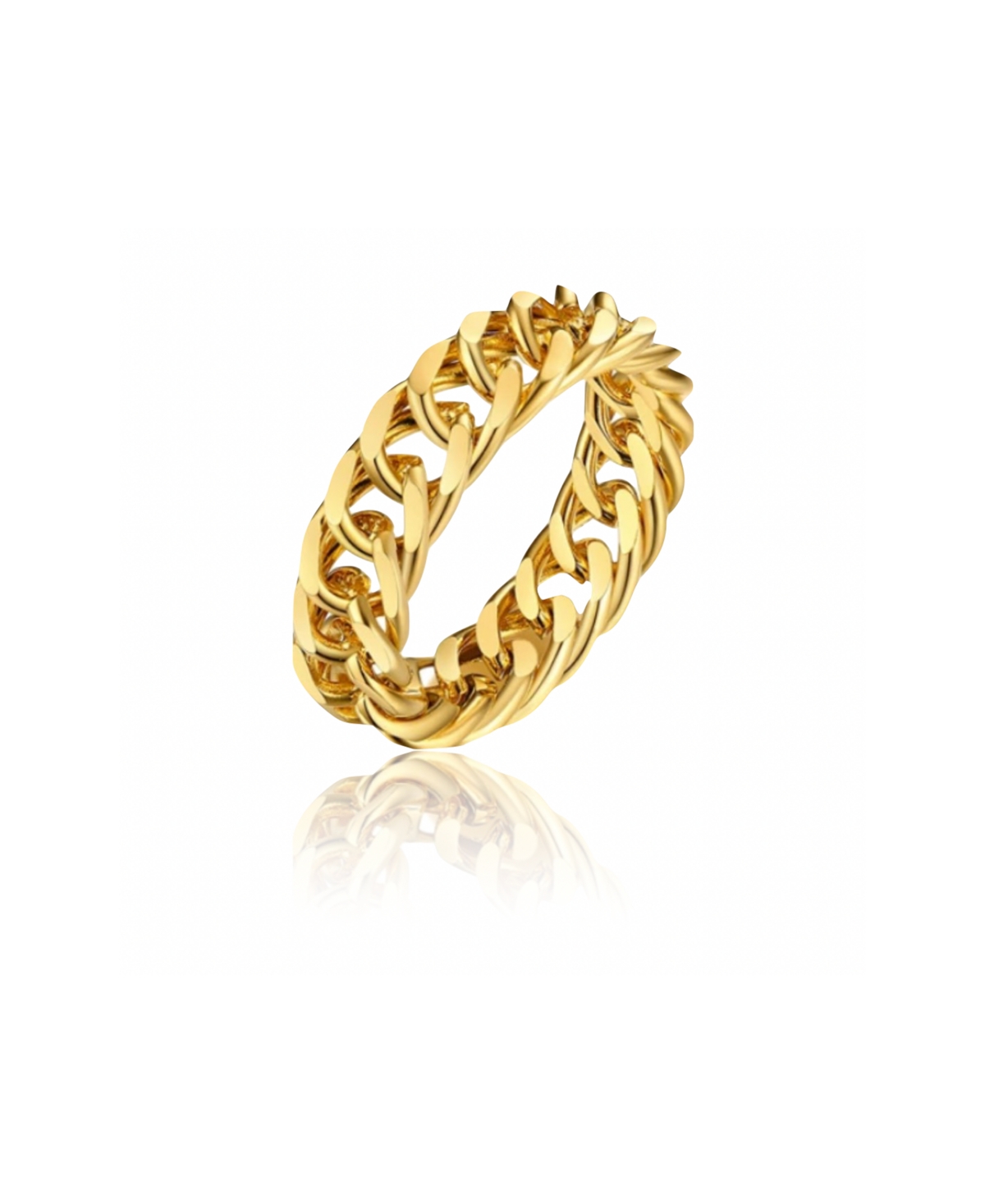 Shop Ben Oni Cody Cuban Link Ring In Gold