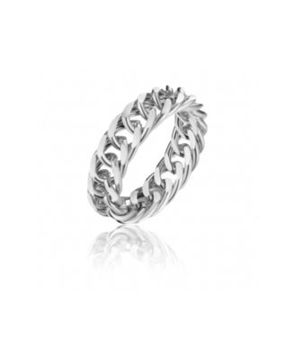 Ben Oni Cody Cuban Link Ring - Silver 42$
