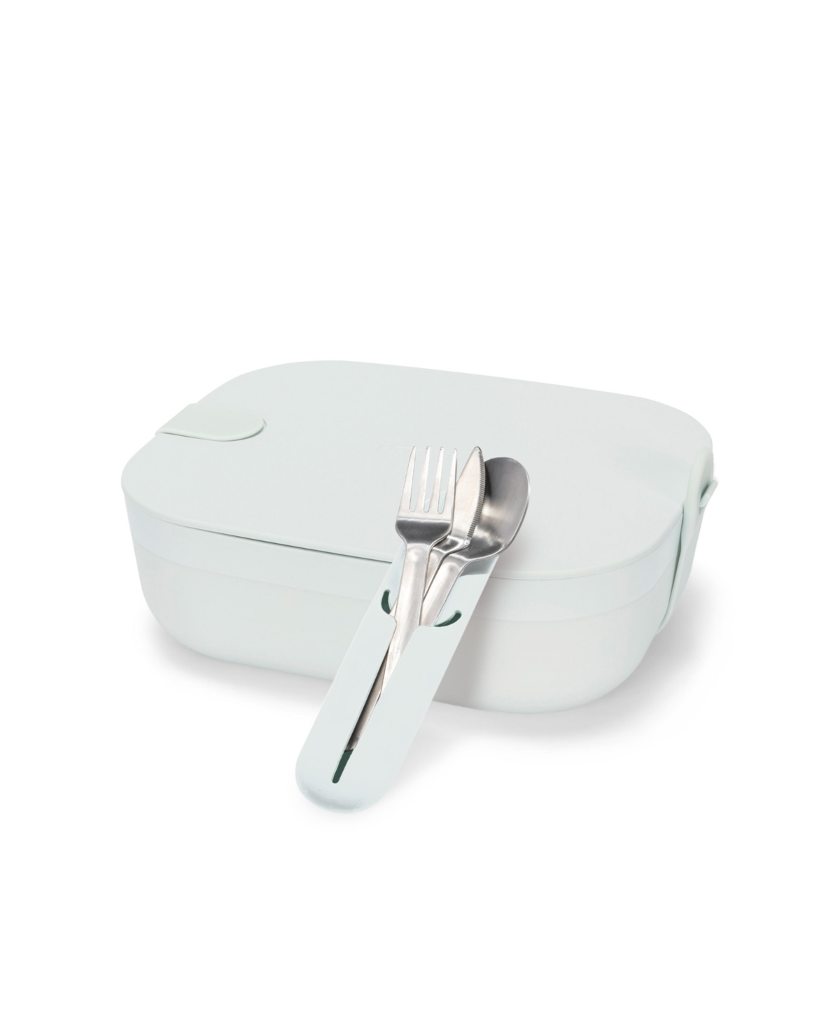 W & P Porter Lunch Box And Utensil Set In Mint At Urban Outfitters In Light/pastel Green