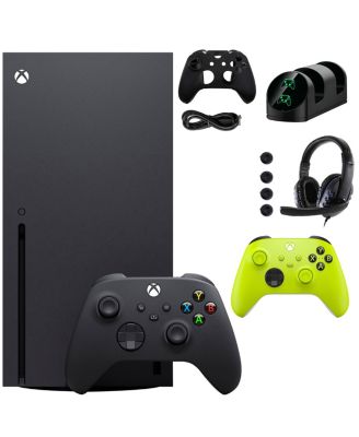 Xbox Series X 1TB Console with Extra Green Controller Accessories Kit -  Macy's