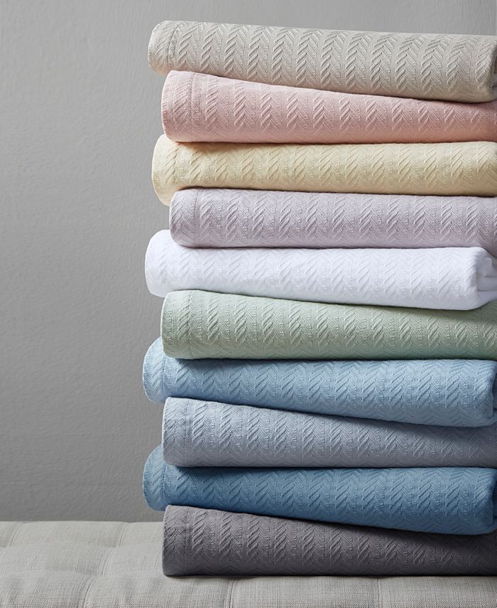 Organic Cotton Crinkle Throw Blanket