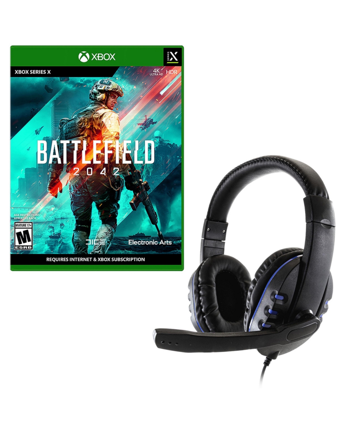 Xbox Battlefield Game with Universal Headset for Series X