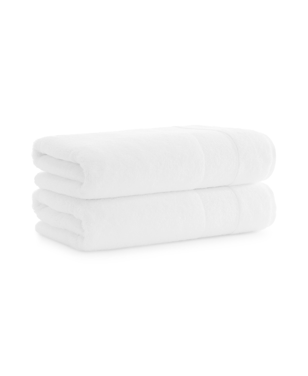 Aston and Arden Luxury Turkish Bath Towels, 2-Pack, Gsm, Extra Soft Plush, 30x60, Solid Color Options with Dobby Border