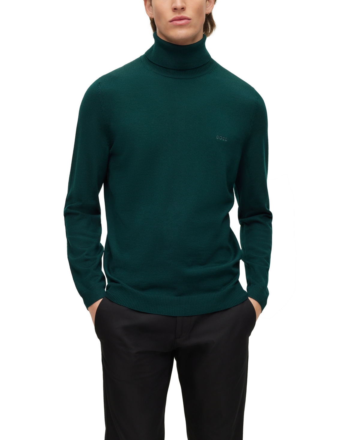 Hugo Boss Men's Sweater In Open Green