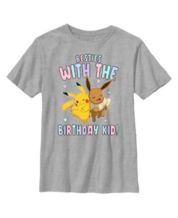 Boy's Pokemon Eevee Face T-Shirt