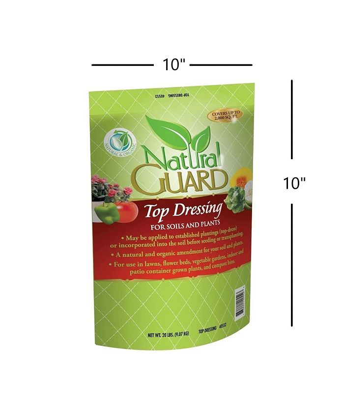 Natural Guard Organic Top Dressing For Soils and Plants, 20 Pound Bag