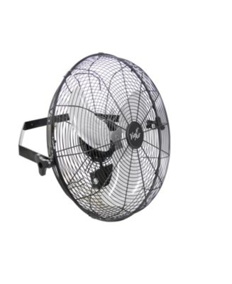 Vie Air Dual Function 18 Inch Wall Mountable Tilting Fan with 3 Speed ...