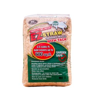 EZ-Straw EZ Straw Seeding Mulch with Tack, 2.5 Cubic Feet Pack of 1 ...