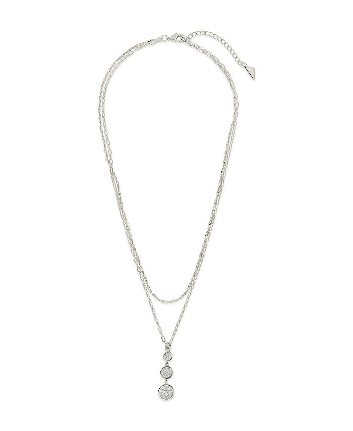Sterling Forever Amy Layered Necklace - Macy's