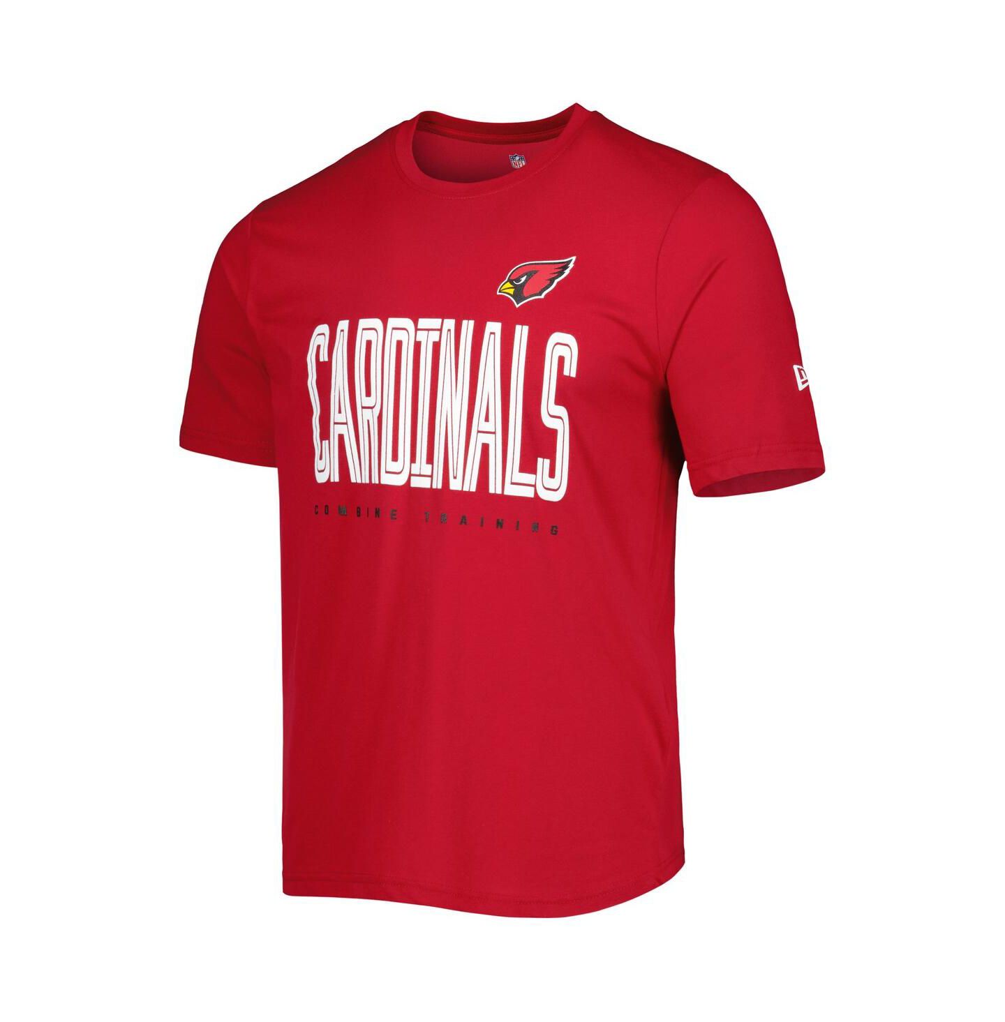 Мужская футболка New Era Cardinal Arizona Cardinals Combine Authentic Training Huddle Up — фото 3