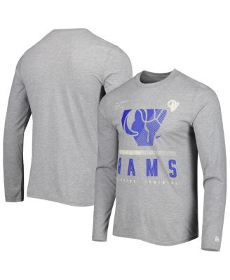 Men's New Era Heathered Gray Los Angeles Rams In Season Hoodie