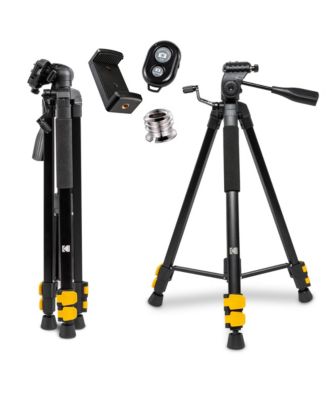 PhotoGear 62" Tripod with Remote Compact Aluminum Tripod 22"-62"
