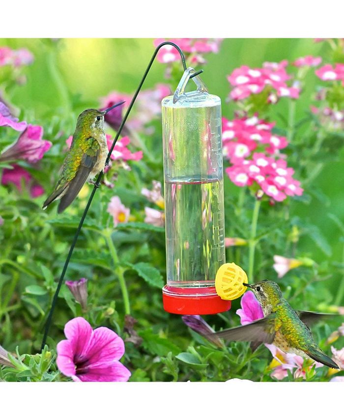 Woodstream Corp Hanging Basket Style Hummingbird Nectar Feeder, Red