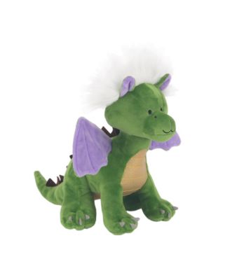 Lambs  Ivy Dragon Plush Green/Purple Stuffed Animal Toy - Gus