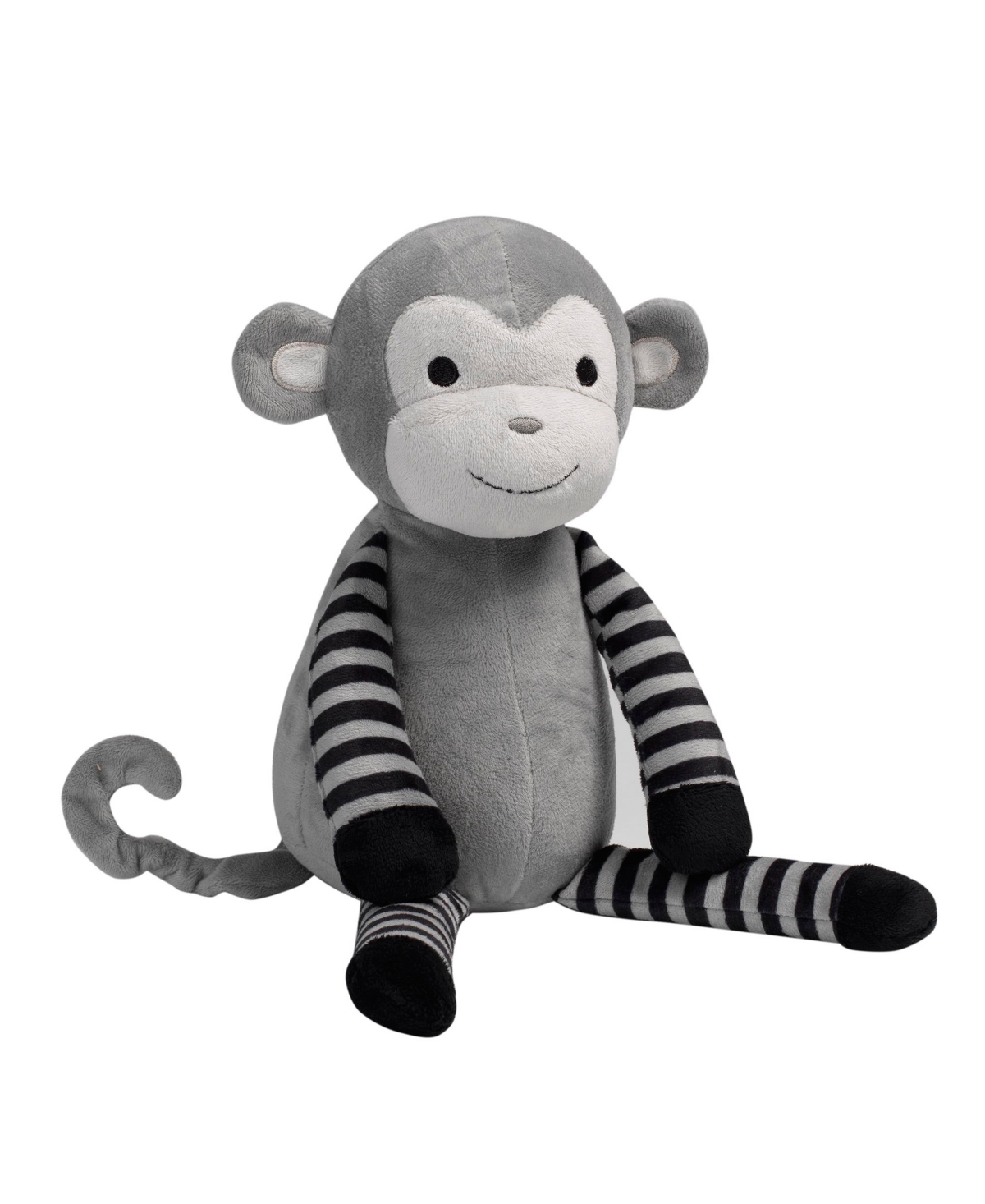 Bedtime Originals Jungle FunBlack Plush Monkey Stuffed Animal - Bingo - Gray