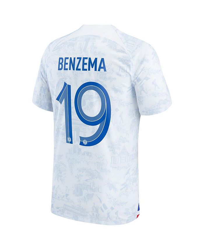 Flocage Officiel - France, Benzema, 2022, Away, Bleu – Footpress