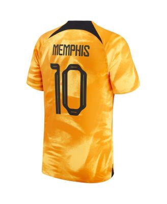 Men's Nike Memphis Depay Orange Netherlands National Team 2022/23