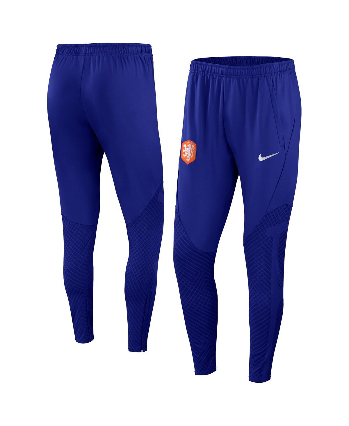 Shop Nike Men's  Navy Netherlands National Team Strike Performance Track Pants