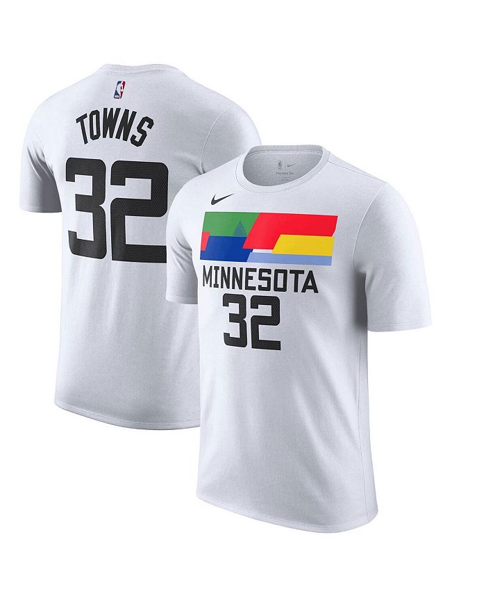 Nike Men's Karl-Anthony Towns White Minnesota Timberwolves 2022/23 City ...