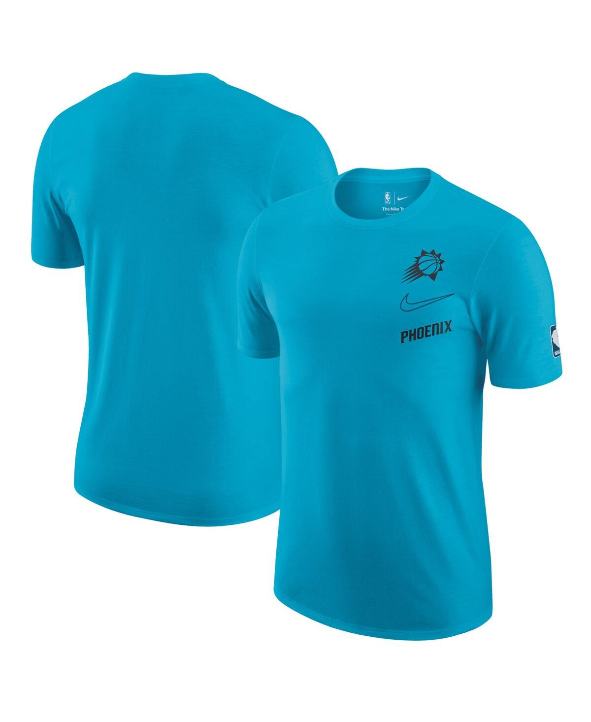 Men's NikePhoenix Suns 2022/23 City Edition Courtside Max90 Vintage-Like Wash T-shirt - Turquoise