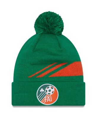 Men's Green Ireland National Team Sport Cuffed Knit Hat with Pom