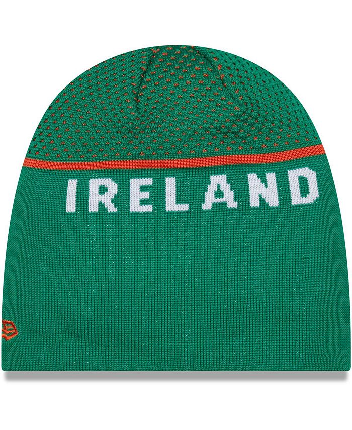 New Era Men's Green Ireland National Team Engineered Skull Knit Beanie