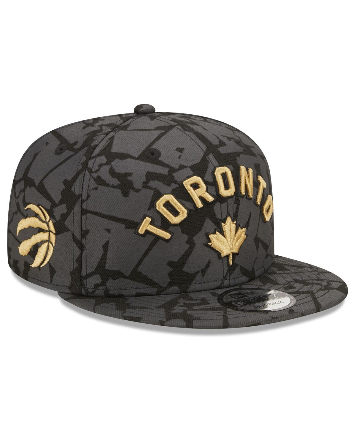 Shop New Era Men's  Gray Toronto Raptors 2022/23 City Edition Official 9fifty Snapback Adjustable Hat