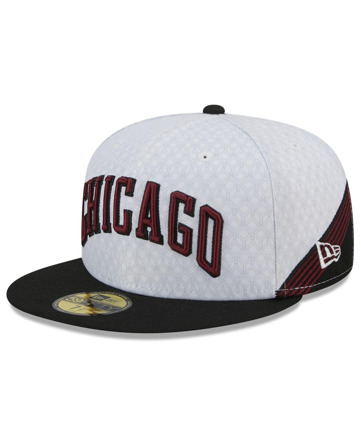 Shop New Era Men's  Black Chicago Bulls 2022/23 City Edition Official 59fifty Fitted Hat