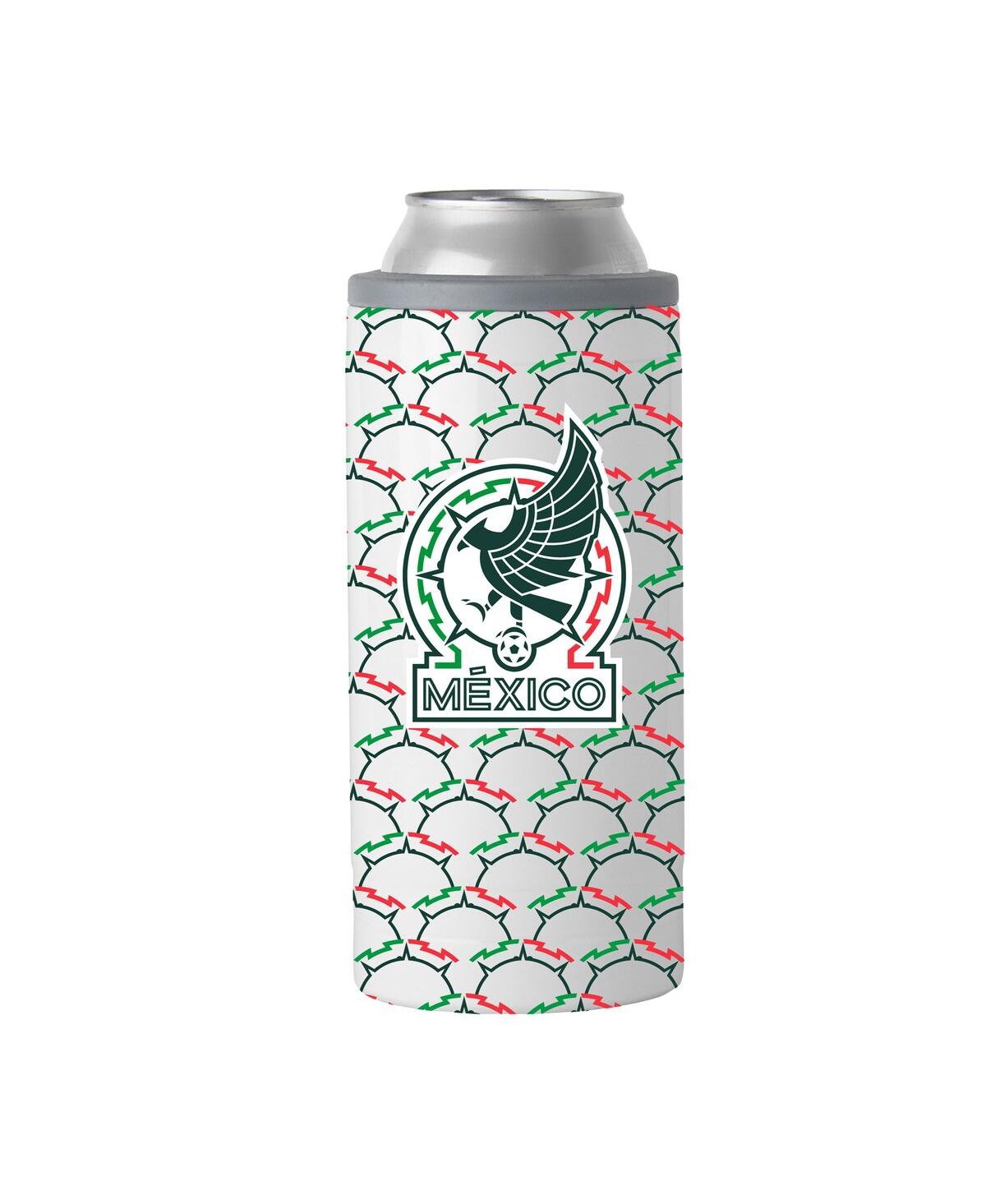 Shop Logo Brands Mexico National Team 12oz. Stainless Slim Can Cooler In Multi